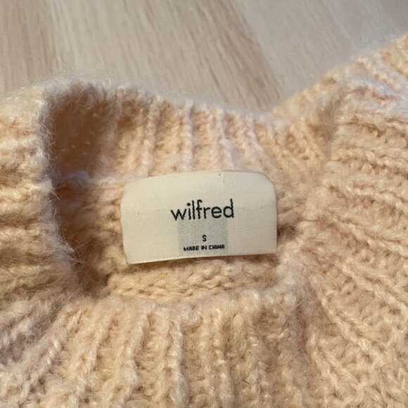 Wilfred Alpaca Wool Crop Sweater Sz S - Picture 2 of 6